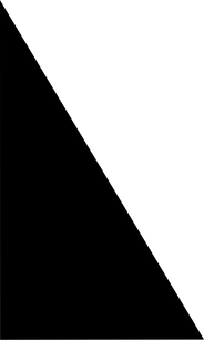 Simple black triangle outline on a white background